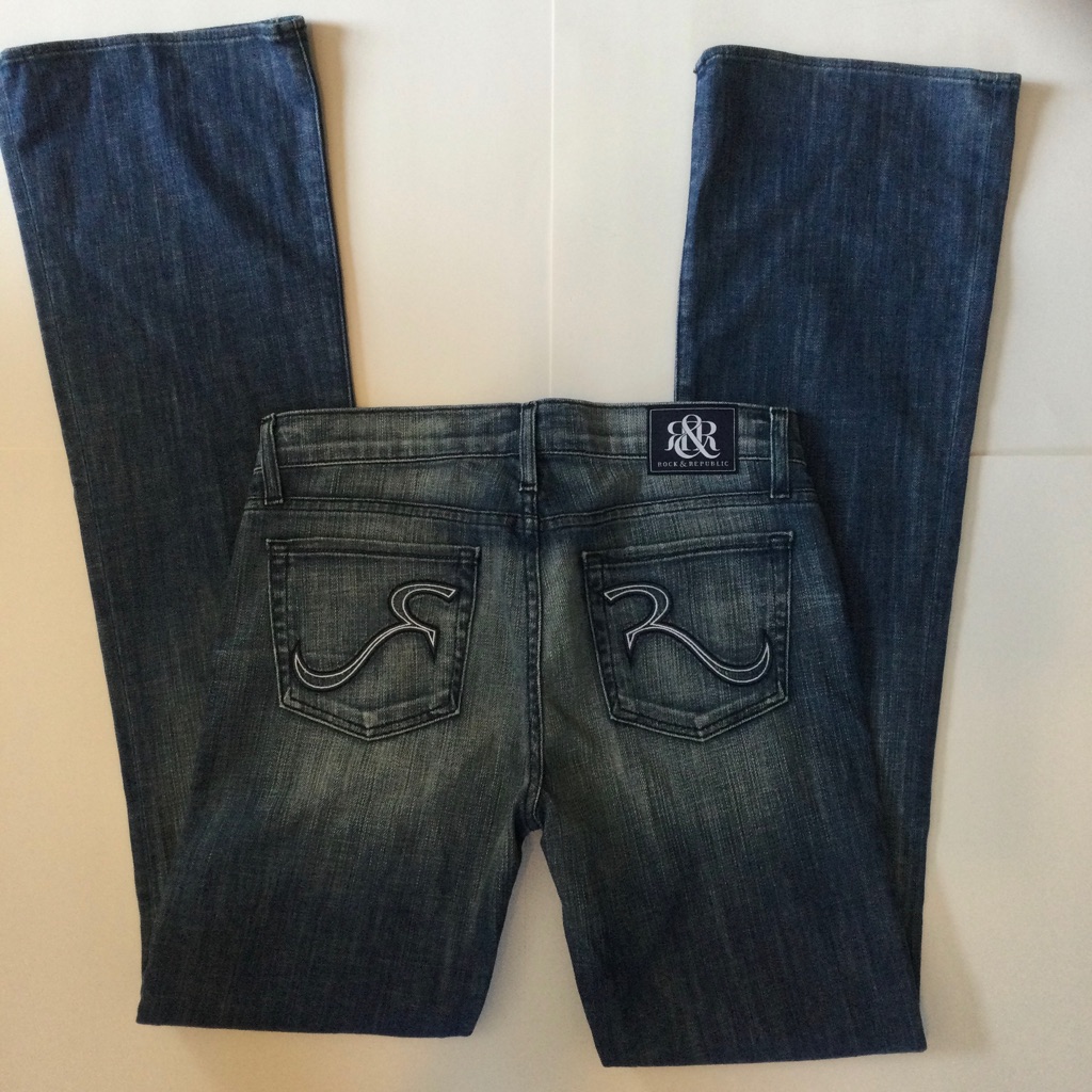 Rock  Republic Kasandra Denim Bootcut Jeans Size 29 With 36 Inseam